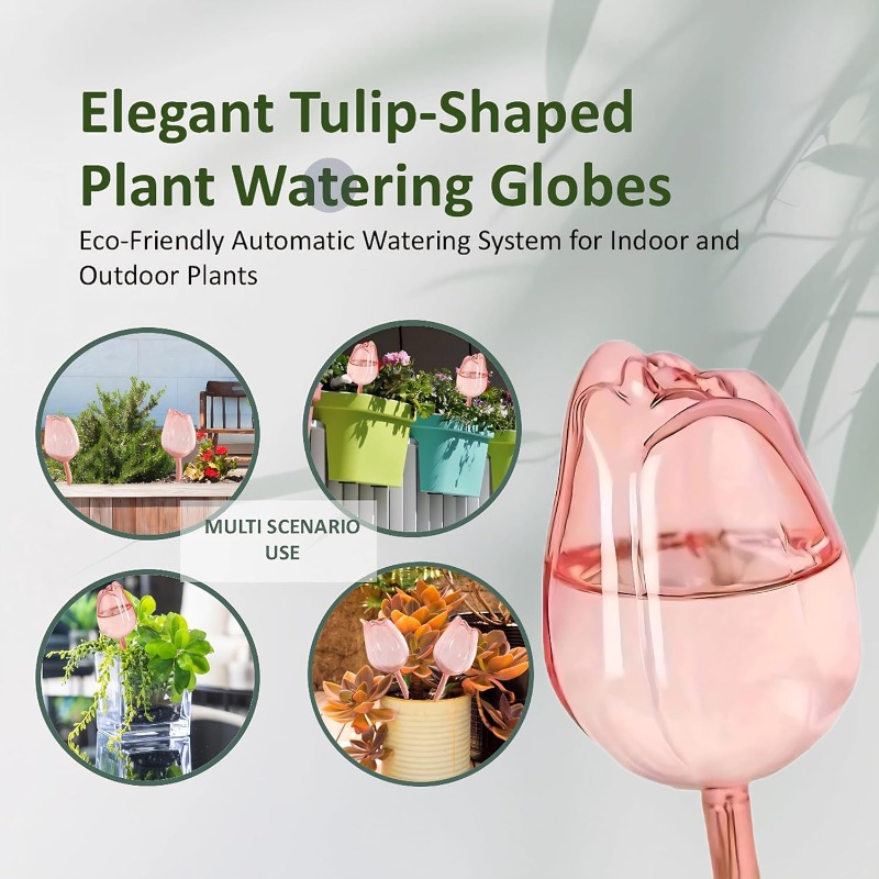 Pink Tulip Plant Watering Ball - огляд і ціна Plant Sensor