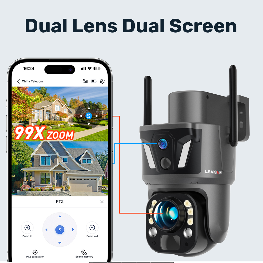 LS VISION 4K 8MP Outdoor Home  - огляд і ціна Garden Camera