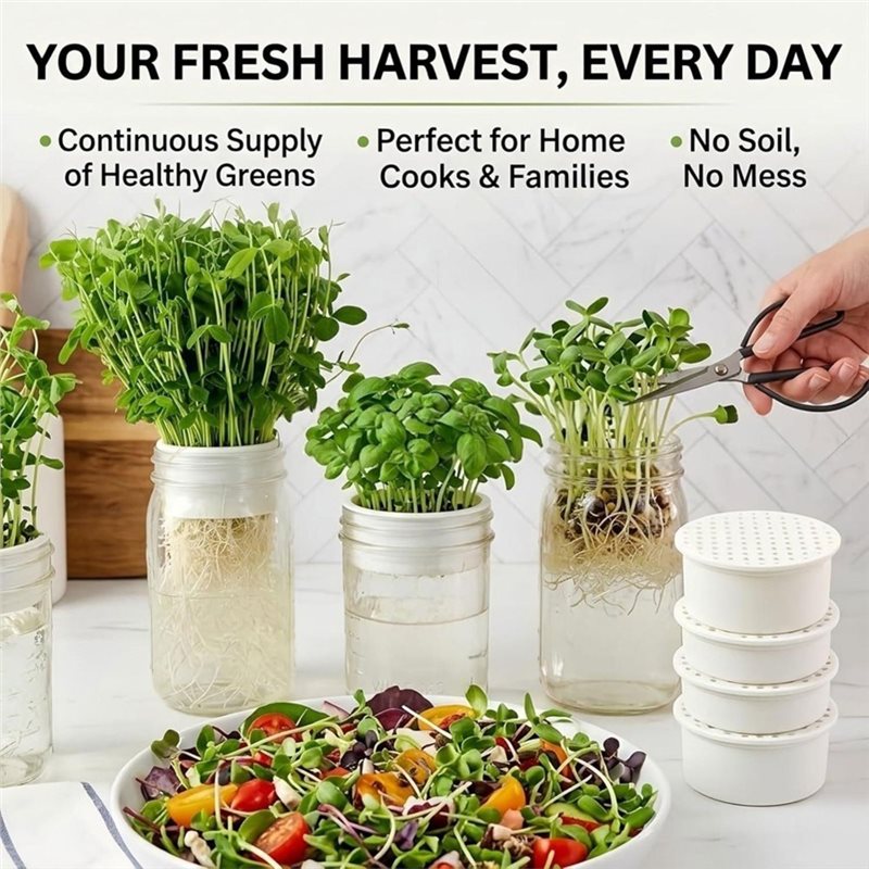 AB34-Mini Vegetable Planters I - огляд і ціна Indoor Garden Kit