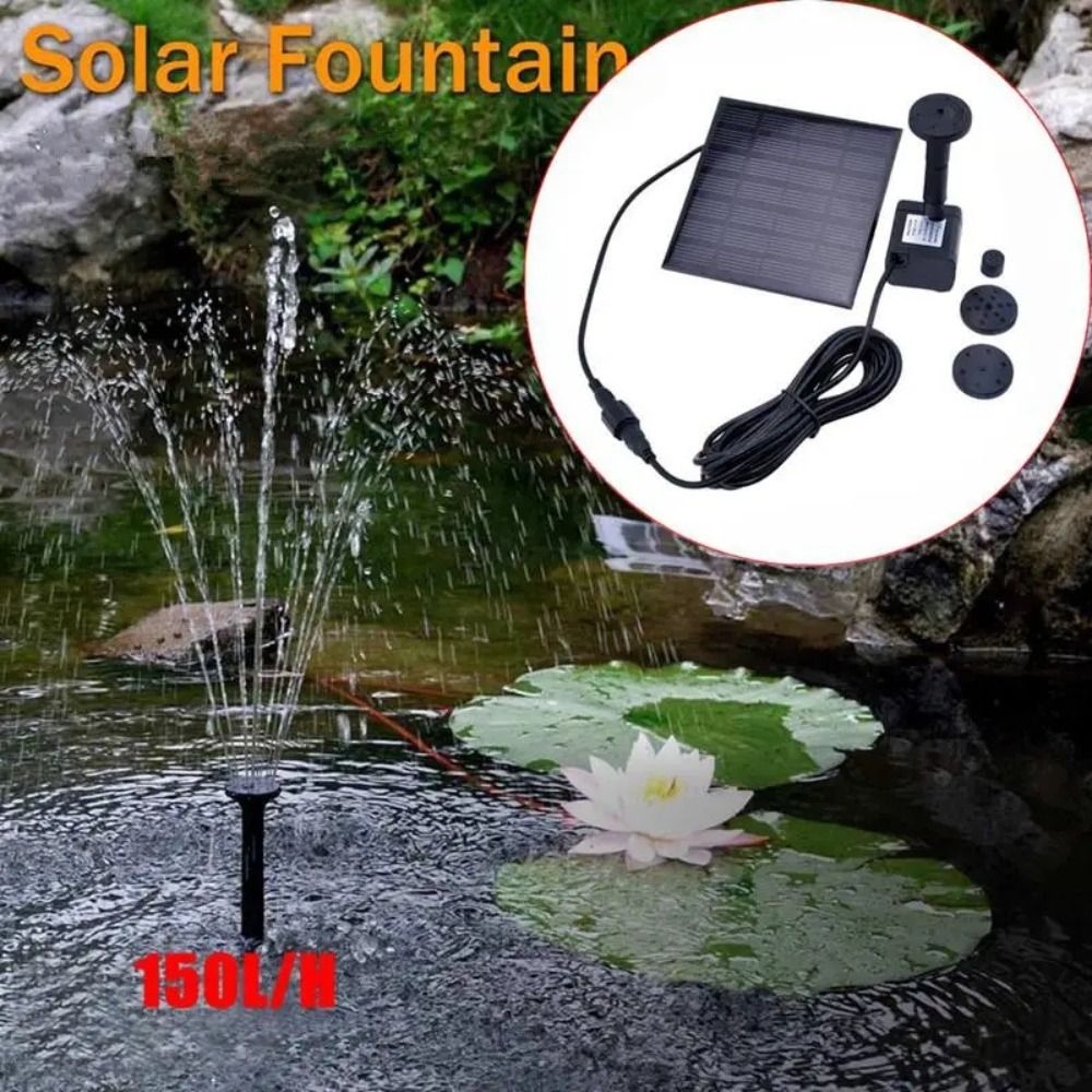 1.4W Mini Solar Fountain Pump  - огляд і ціна Indoor Garden Kit