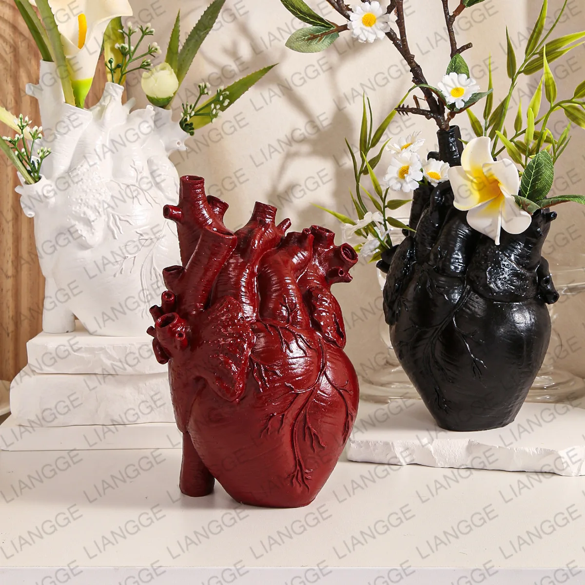 Heart Shaped Resin Vase Anatom - огляд і ціна Hydroponic Grow Pod